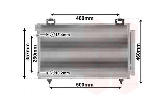 Condenseur, climatisation 53005392 International Radiators, Image 2