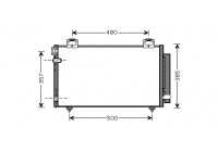 Condenseur, climatisation 53005392 International Radiators