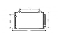 Condenseur, climatisation 53005393 International Radiators