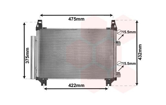 Condenseur, climatisation 53005404 International Radiators, Image 2
