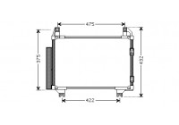 Condenseur, climatisation 53005413 International Radiators
