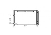 Condenseur, climatisation 53005429 International Radiators