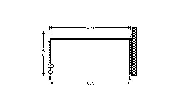 Condenseur, climatisation 53005576 International Radiators, Image 3