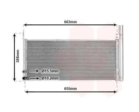 Condenseur, climatisation 53005576 International Radiators, Image 2