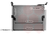 Condenseur, climatisation 53005655 International Radiators
