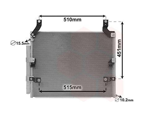 Condenseur, climatisation 53005697 International Radiators