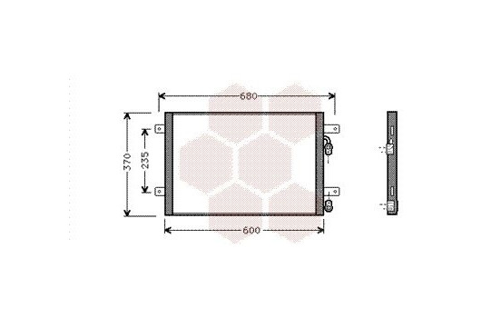 Condenseur, climatisation 58005153 International Radiators, Image 2