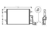 Condenseur, climatisation 58005189 International Radiators