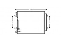 Condenseur, climatisation 58005226 International Radiators