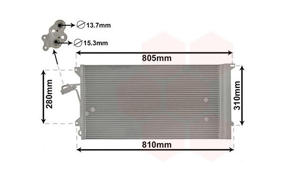 Condenseur, climatisation 58005244 International Radiators, Image 2