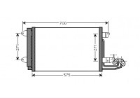 Condenseur, climatisation 58005269 International Radiators