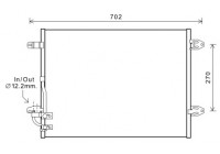 Condenseur, climatisation 58005323 International Radiators
