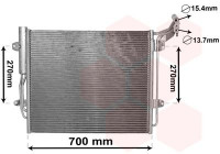 Condenseur, climatisation 58005324 International Radiators