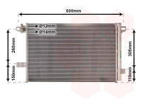 Condenseur, climatisation 58015704 International Radiators