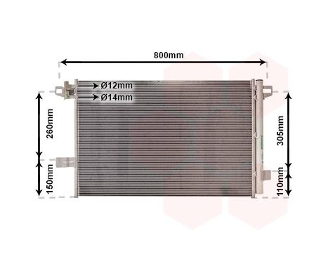 Condenseur, climatisation 58015704 International Radiators
