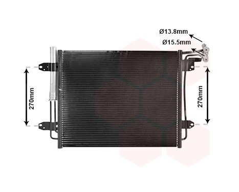 Condenseur, climatisation 58015713 International Radiators