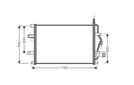 Condenseur, climatisation 59005107 International Radiators