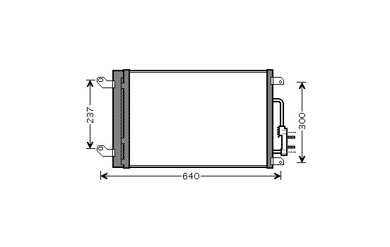 Condenseur, climatisation 73005090 International Radiators