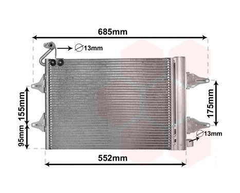 Condenseur, climatisation 76005007 International Radiators