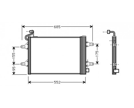 Condenseur, climatisation 76005007 International Radiators, Image 2