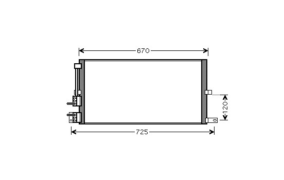 Condenseur, climatisation 77005043 International Radiators