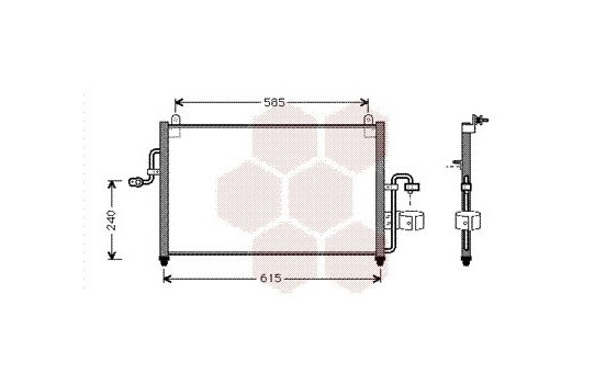 Condenseur, climatisation 81005011 International Radiators, Image 2