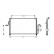 Condenseur, climatisation 81005011 International Radiators