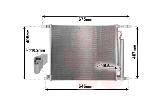Condenseur, climatisation 81005139 International Radiators, Image 2