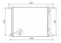 Condenseur, climatisation 81005139 International Radiators