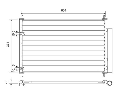 Condenseur, climatisation 812654 Valeo