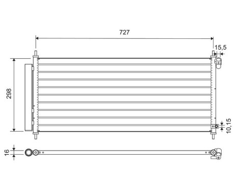 Condenseur, climatisation 812718 Valeo