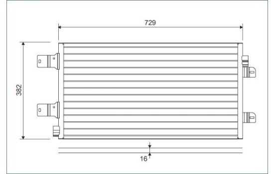 Condenseur, climatisation 814003 Valeo, Image 2