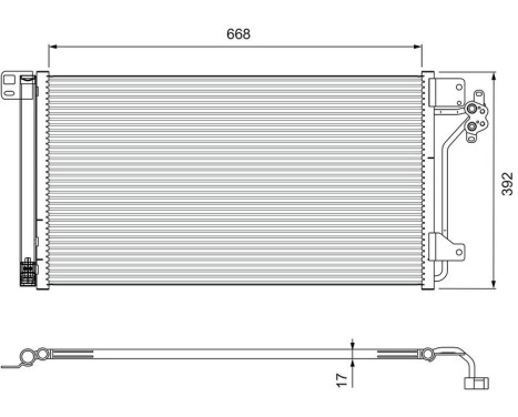 Condenseur, climatisation 814015 Valeo