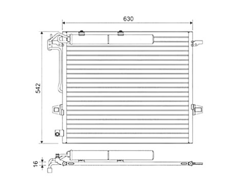 Condenseur, climatisation 814025 Valeo
