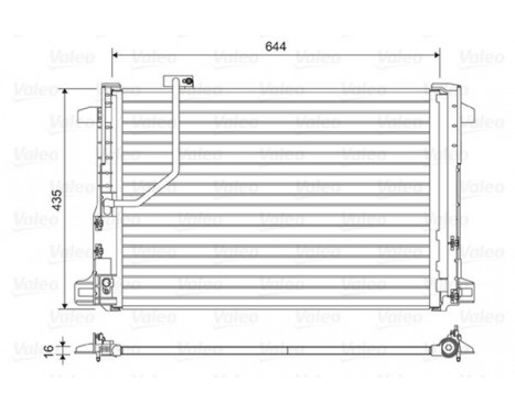 Condenseur, climatisation 814044 Valeo, Image 2