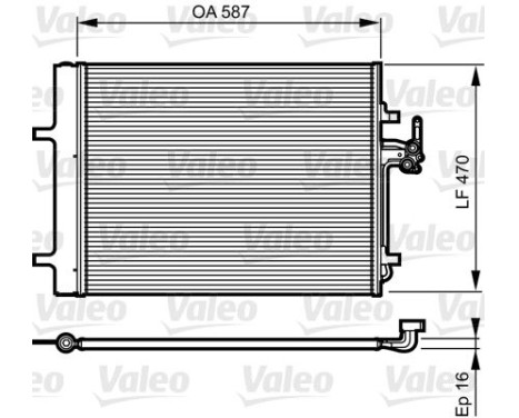 Condenseur, climatisation 814184 Valeo