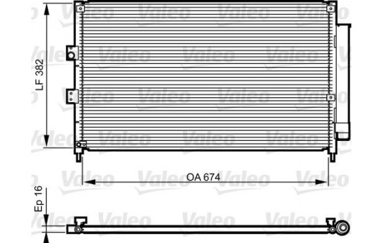 Condenseur, climatisation 814217 Valeo