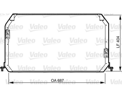 Condenseur, climatisation 814282 Valeo