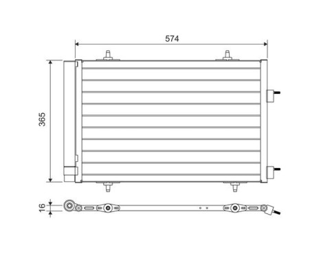 Condenseur, climatisation 814365 Valeo