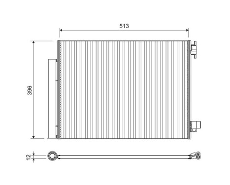 Condenseur, climatisation 814373 Valeo, Image 2