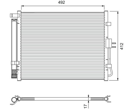 Condenseur, climatisation 814402 Valeo