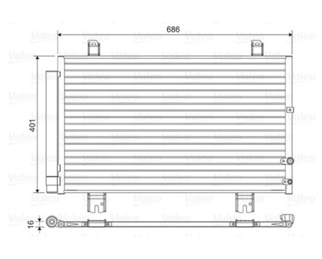 Condenseur, climatisation 814460 Valeo