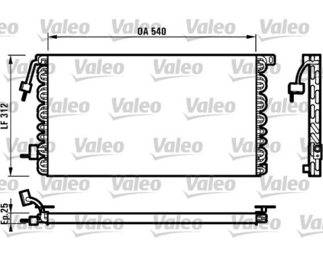 Condenseur, climatisation 816977 Valeo