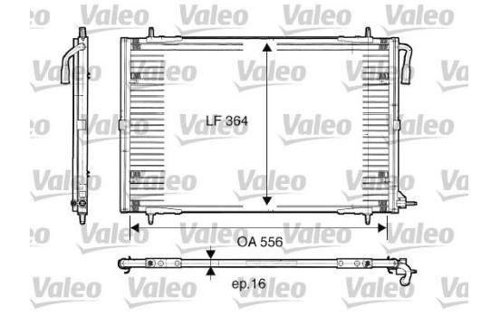 Condenseur, climatisation 817283 Valeo, Image 2