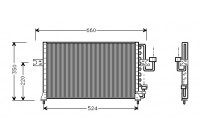 Condenseur, climatisation 82005045 International Radiators