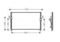 Condenseur, climatisation 82005058 International Radiators