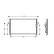 Condenseur, climatisation 82005058 International Radiators