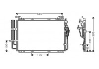 Condenseur, climatisation 82005091 International Radiators