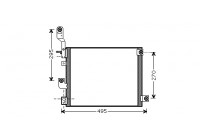 Condenseur, climatisation 82005194 International Radiators