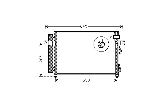 Condenseur, climatisation 82005195 International Radiators